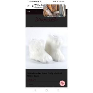 Rocket dog  feaux fur boots